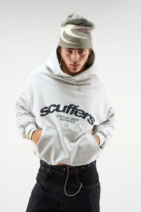 Scuffers Iconic ´Light Grey´ Hoodie