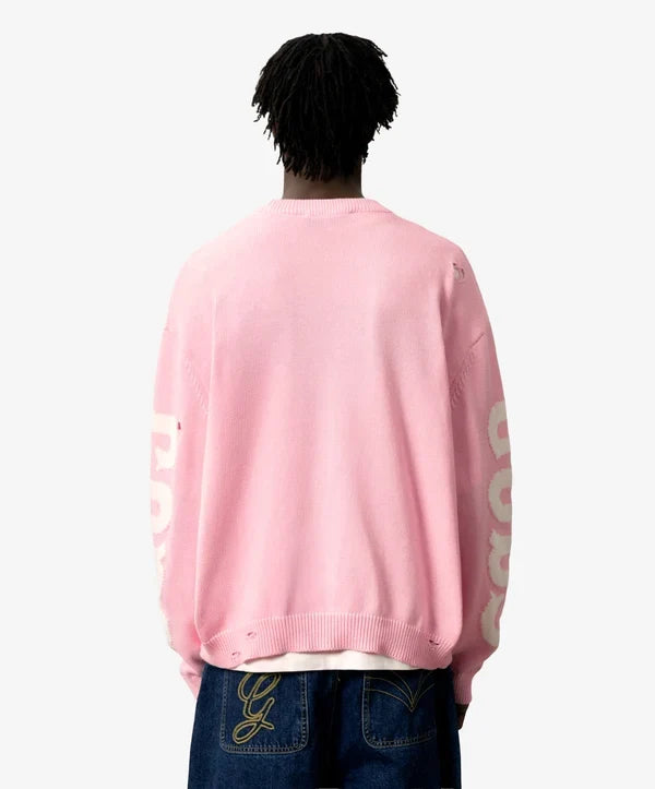 Fake Gods ´Side Knitted Sweater Rose´