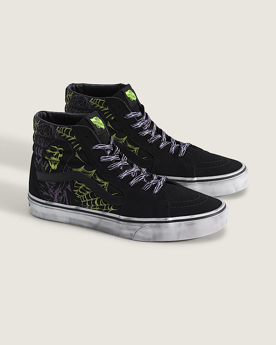 Vans Sk8-Hi `Glow-in-the-Dark Black / Green Foam`