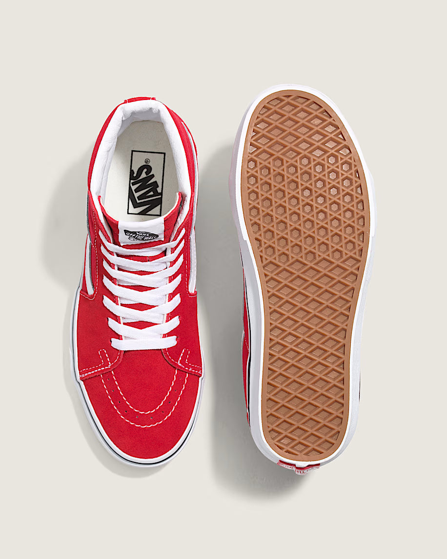 Vans Sk8-Hi `Racing Red / True White`