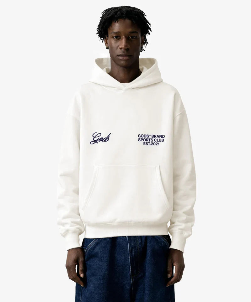 Fake Gods ´Sports Club Hoodie Cream´
