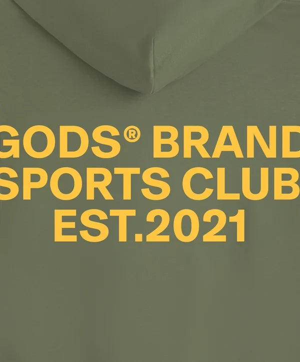 Fake Gods ´Sports Club Hoodie Military Green'