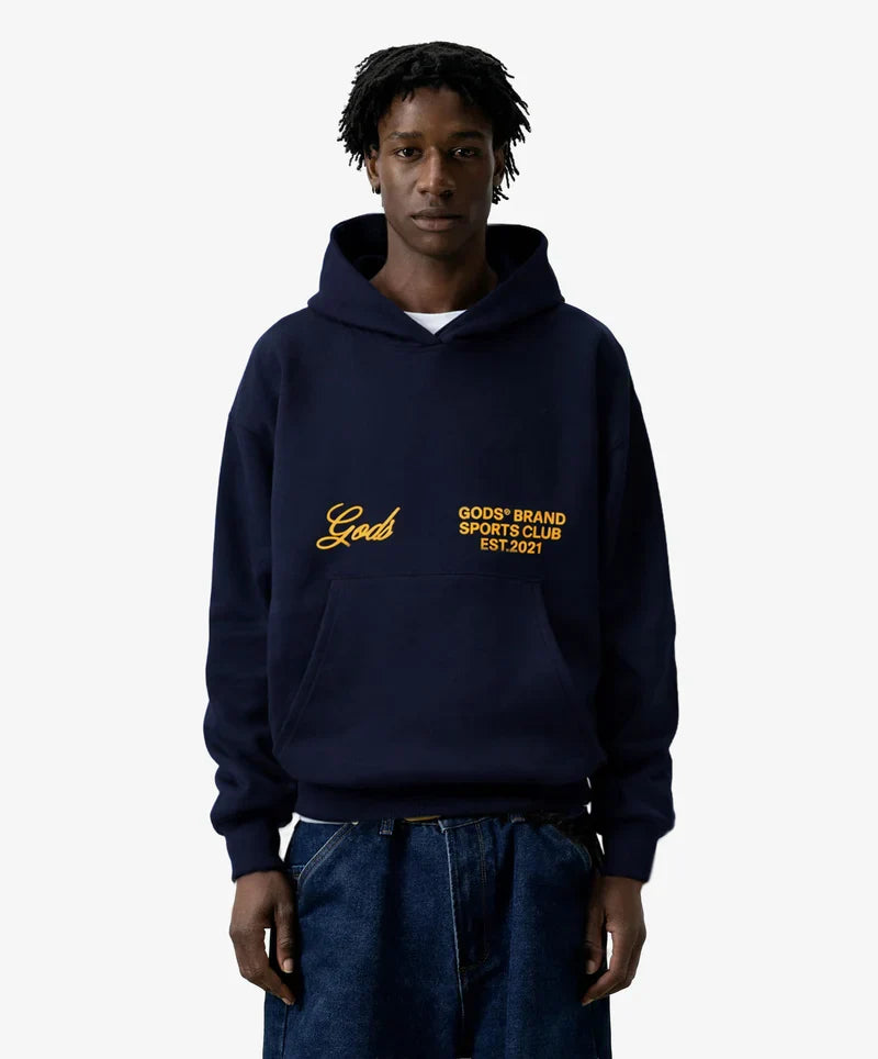 Fake Gods ´Sports Club Hoodie Navy´