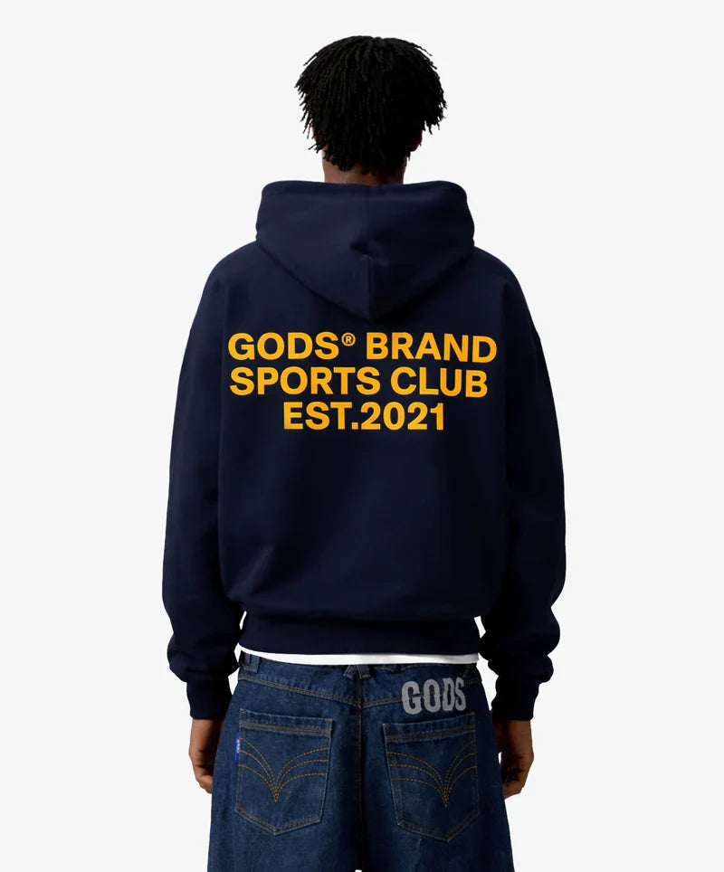 Fake Gods ´Sports Club Hoodie Navy´