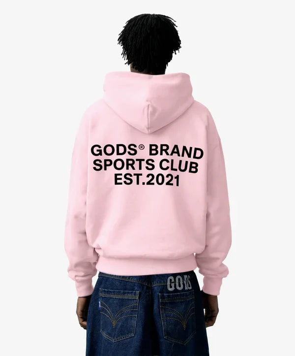 Fake Gods ´Sports Club Hoodie Rose´
