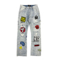 Mixed Emotion Worker Jeans Blue City NYC