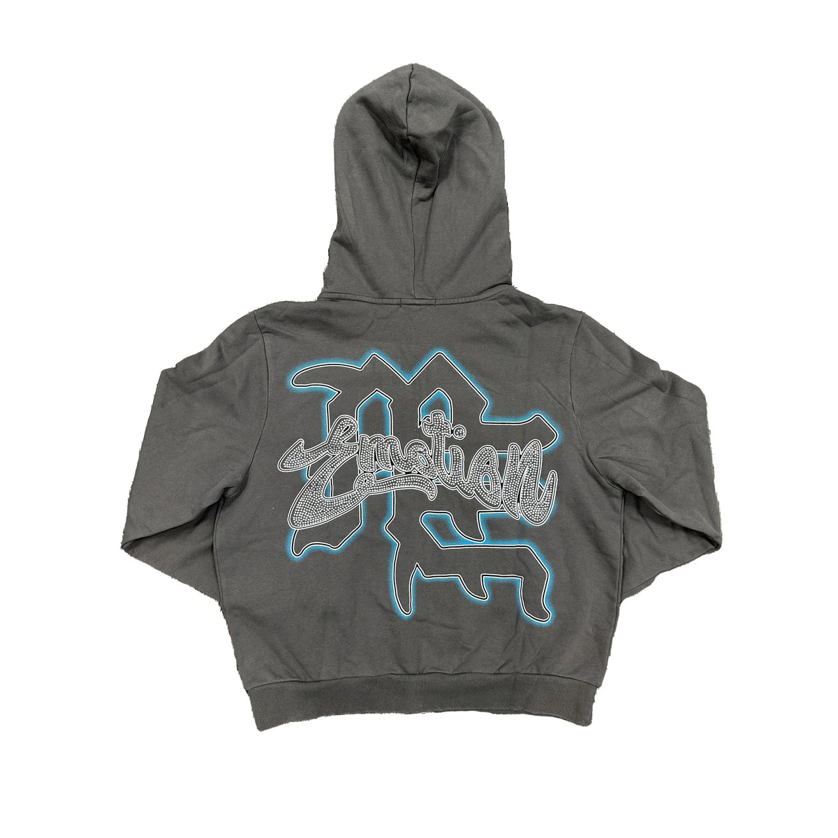 Mixed Emotion Grey “Rhinestone” Hoodie