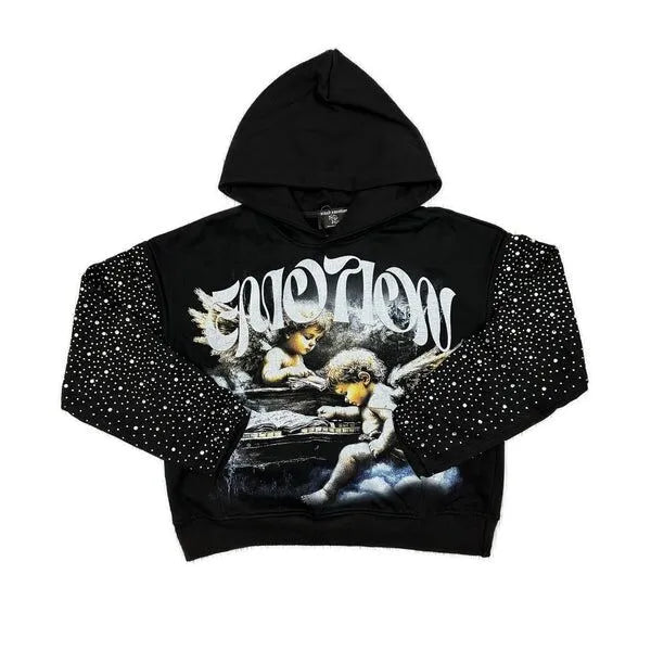 Mixed Emotion Brand Black Angels Hoodie