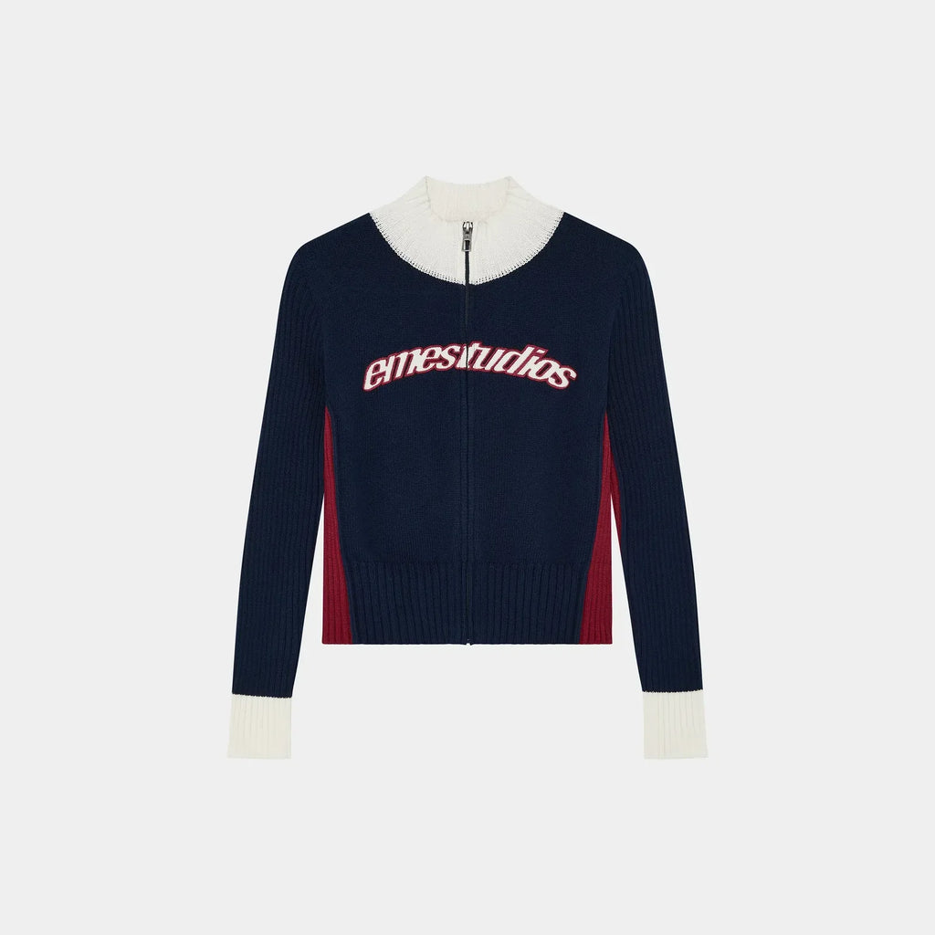 Eme Studios ´Navy´ Zipper Knit