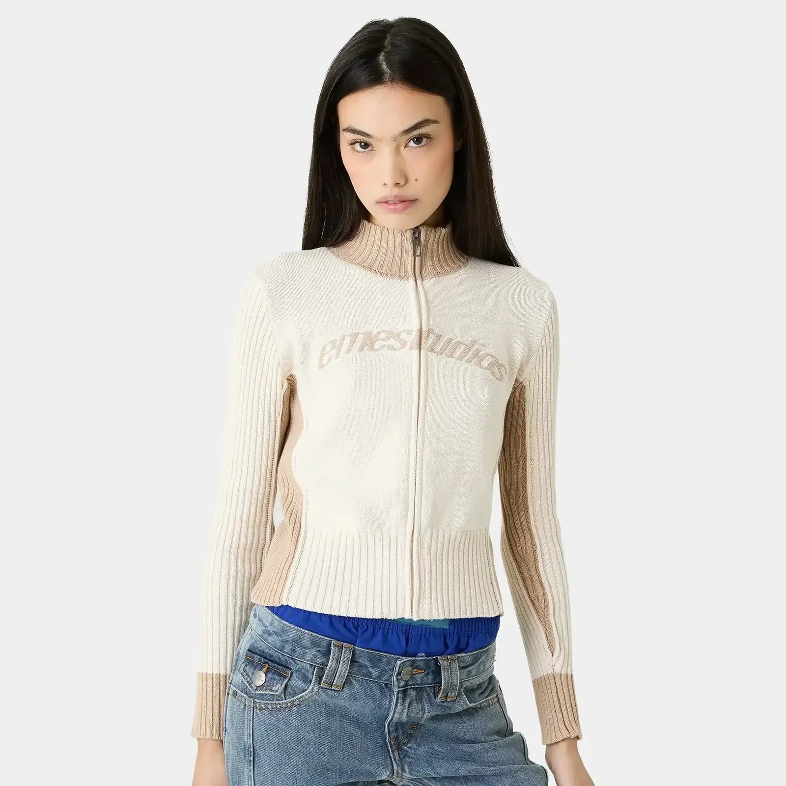Eme Studios ´Betty Off Sand´ Zipper Knit