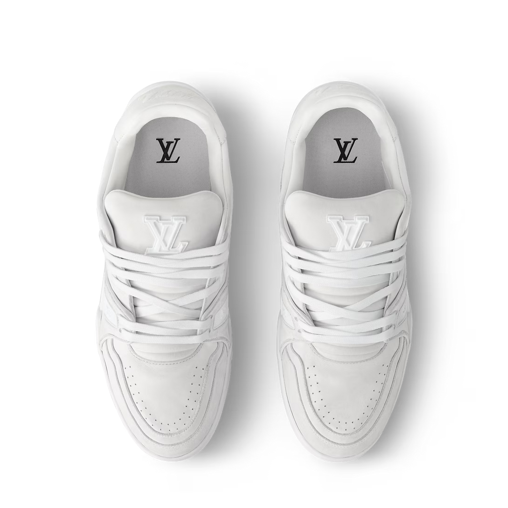 Louis Vuitton Trainer `Distressed White`