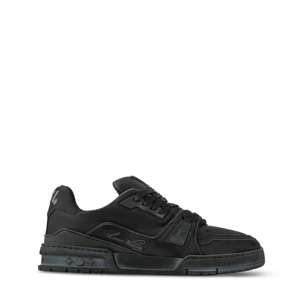 Louis Vuitton Trainer `Distressed Black`