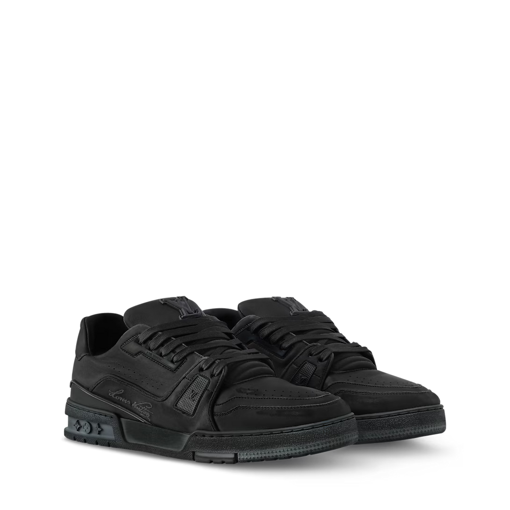 Louis Vuitton Trainer `Distressed Black`