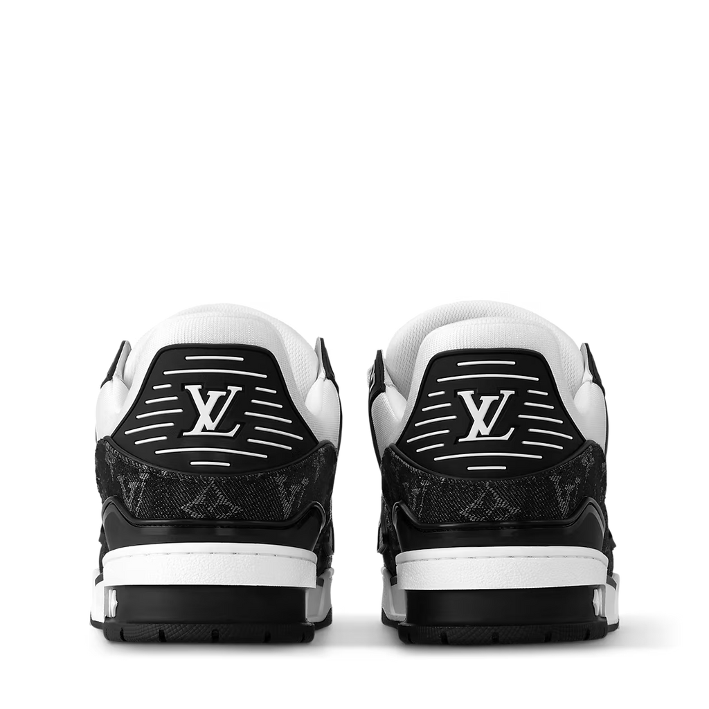 Louis Vuitton Trainer `White Black Monogram`