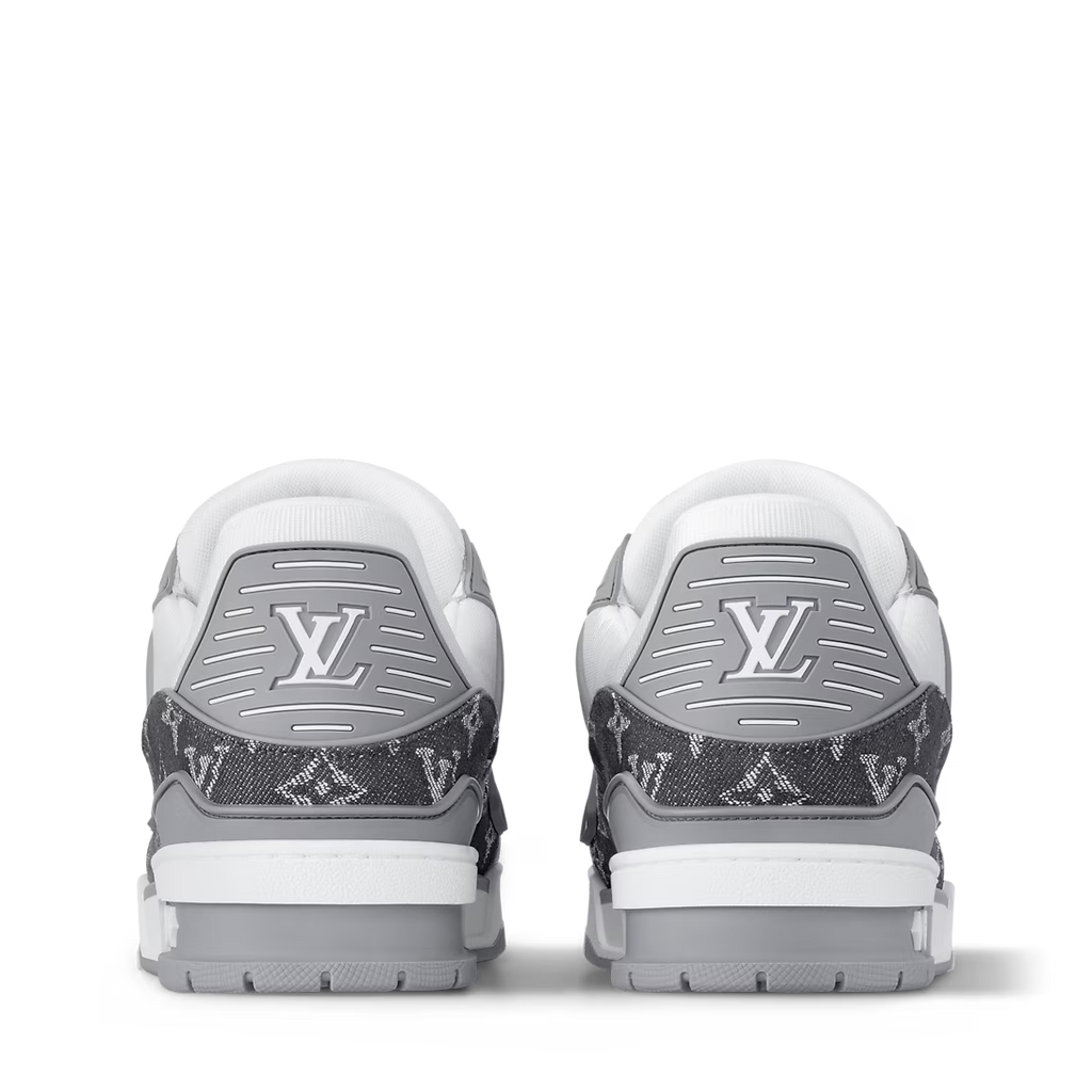 Louis Vuitton Trainer `White Grey Monogram`