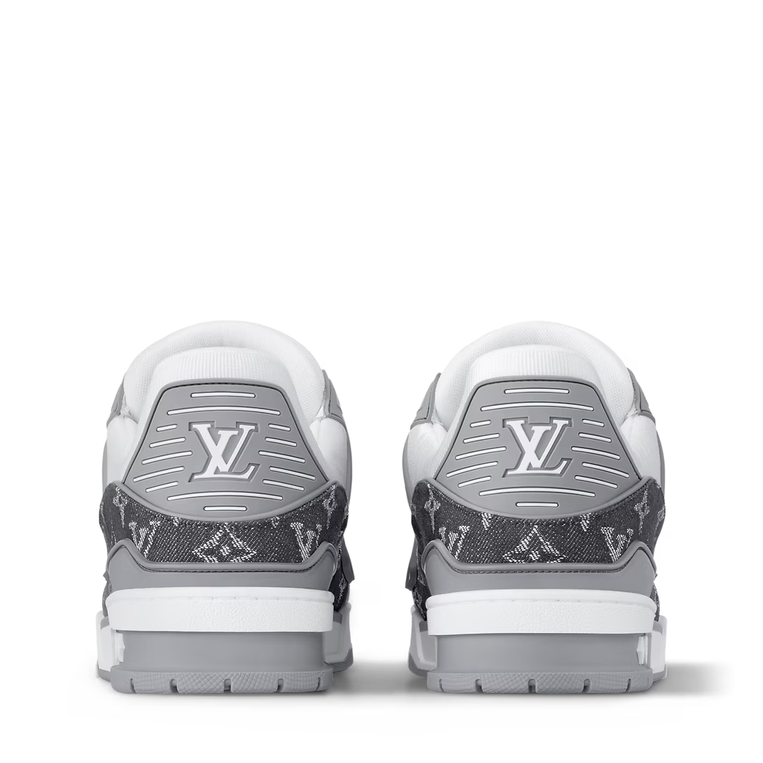 Louis Vuitton Trainer `White Grey Monogram`