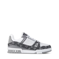 Louis Vuitton Trainer `White Grey Monogram`