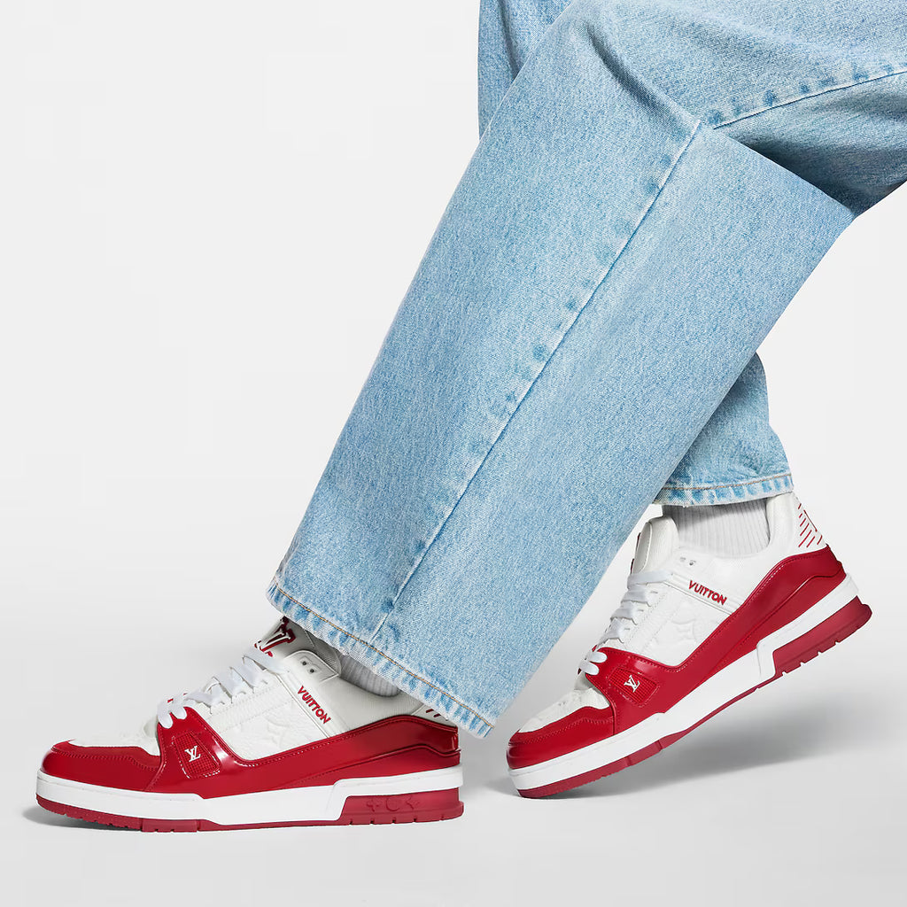 Louis Vuitton Trainer `Red`