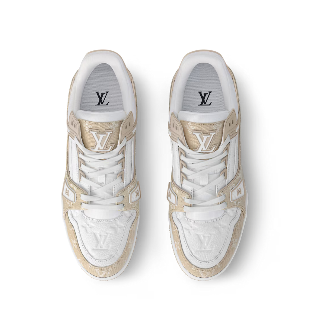 Louis Vuitton Trainer `Beige Monogram`