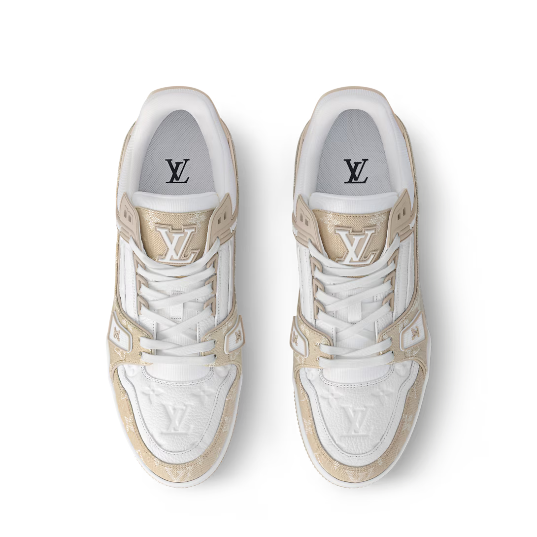 Louis Vuitton Trainer `Beige Monogram`