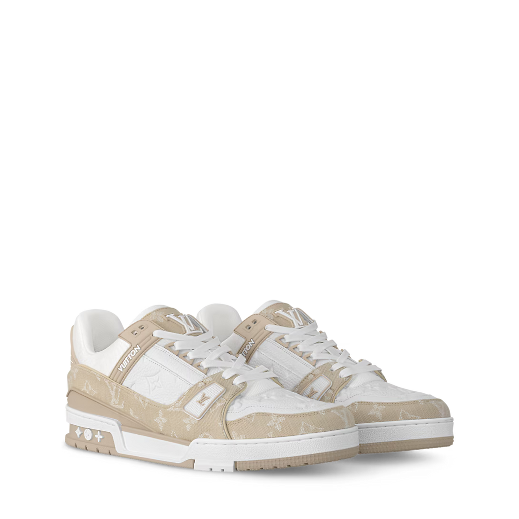 Louis Vuitton Trainer `Beige Monogram`