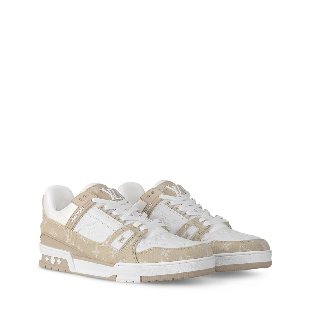 Louis Vuitton Trainer `Beige Monogram`