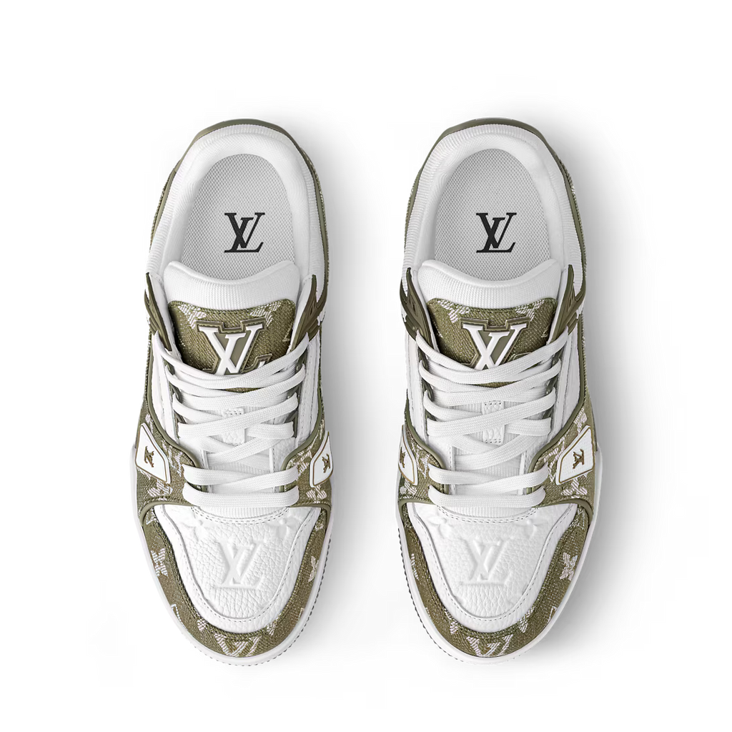 Louis Vuitton Trainer `Khaki Monogram`