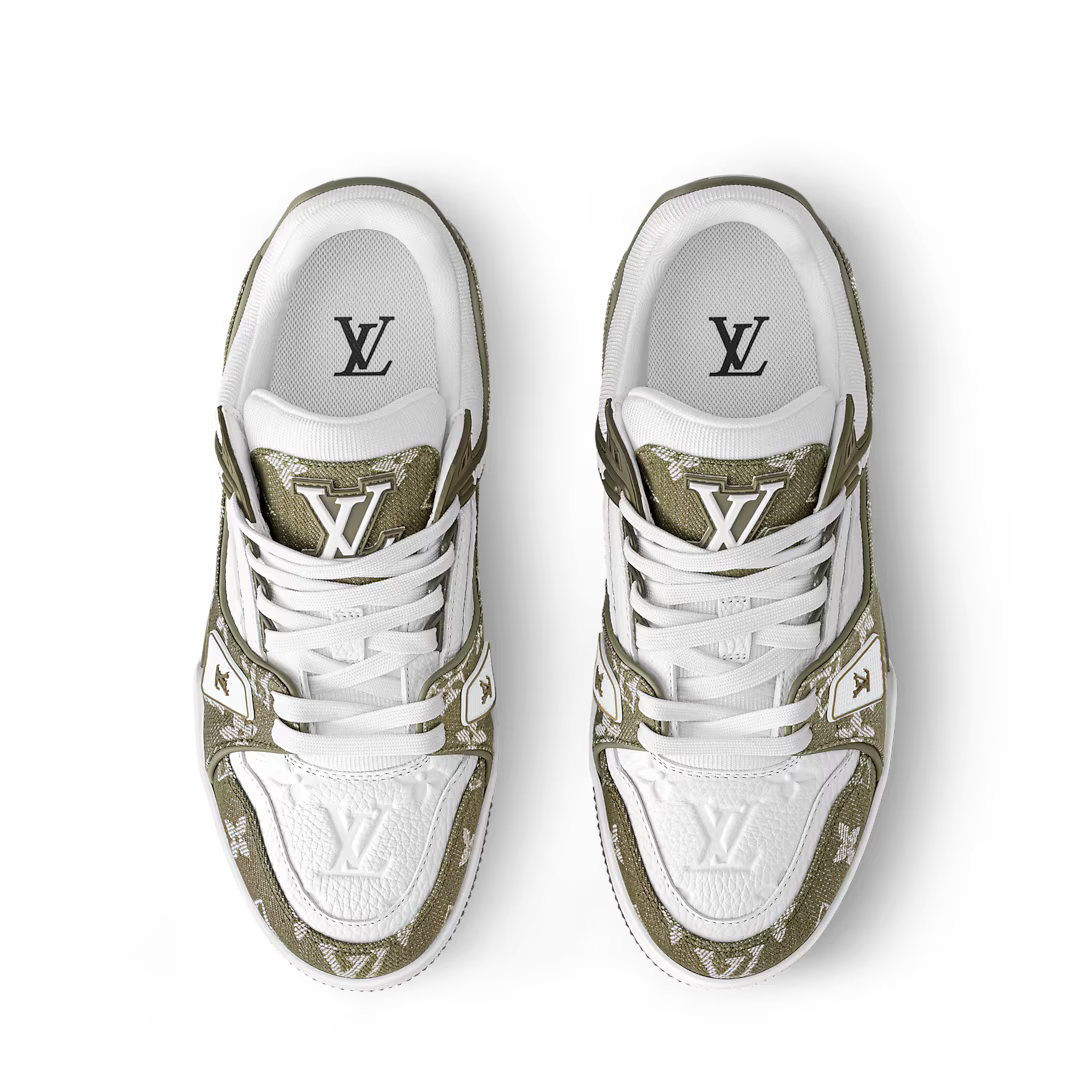 Louis Vuitton Trainer `Khaki Monogram`