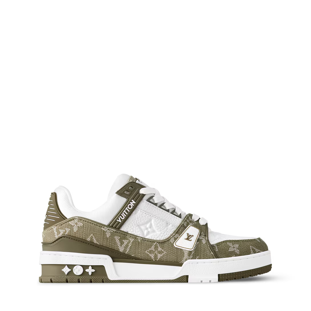 Louis Vuitton Trainer `Khaki Monogram`