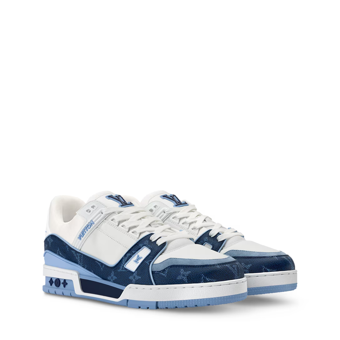 Louis Vuitton Trainer `Marine Monogram`