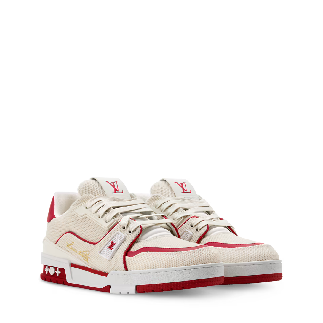 Louis Vuitton Trainer `Red`