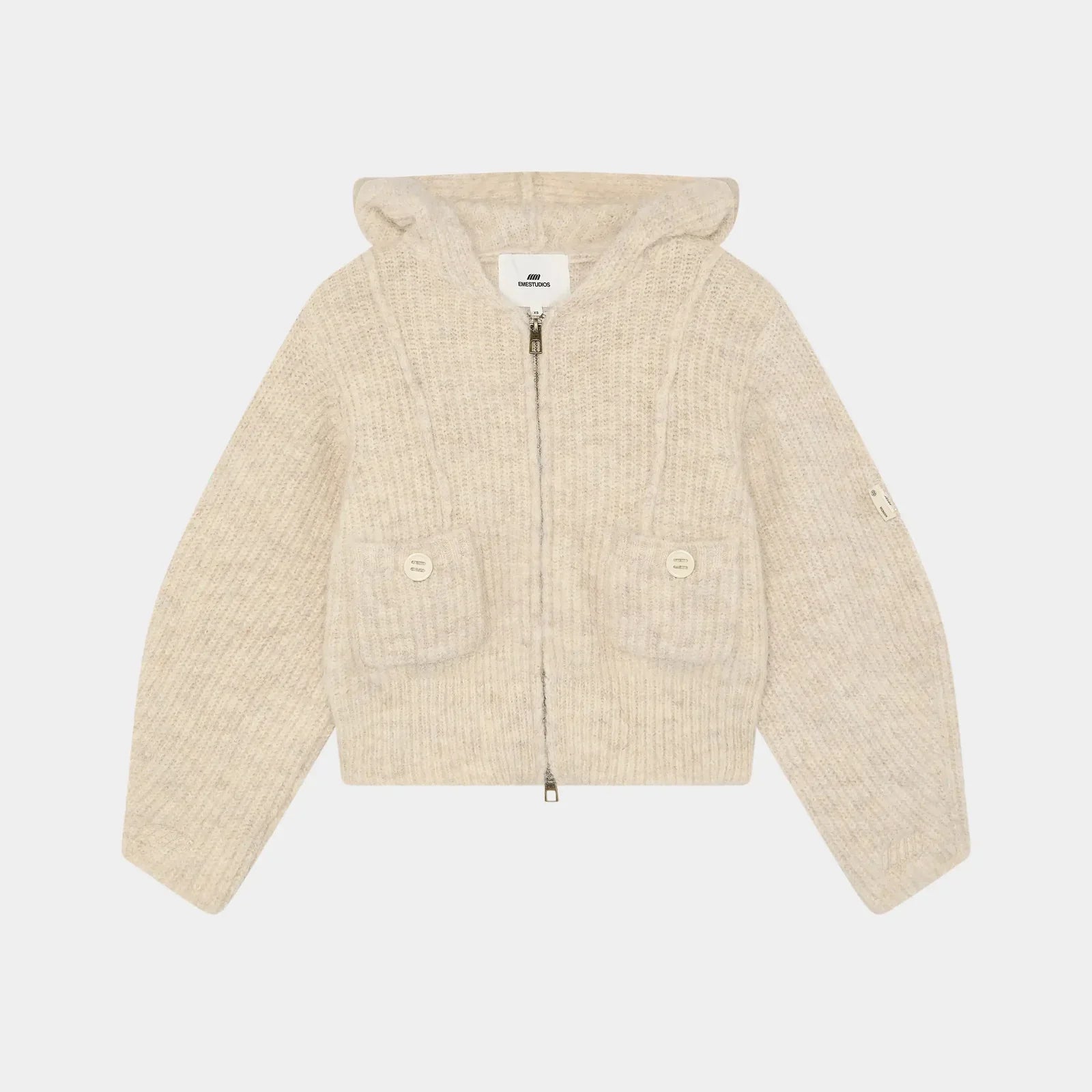 Eme Studios ´Zoe Off Sand´ Zipper Knit