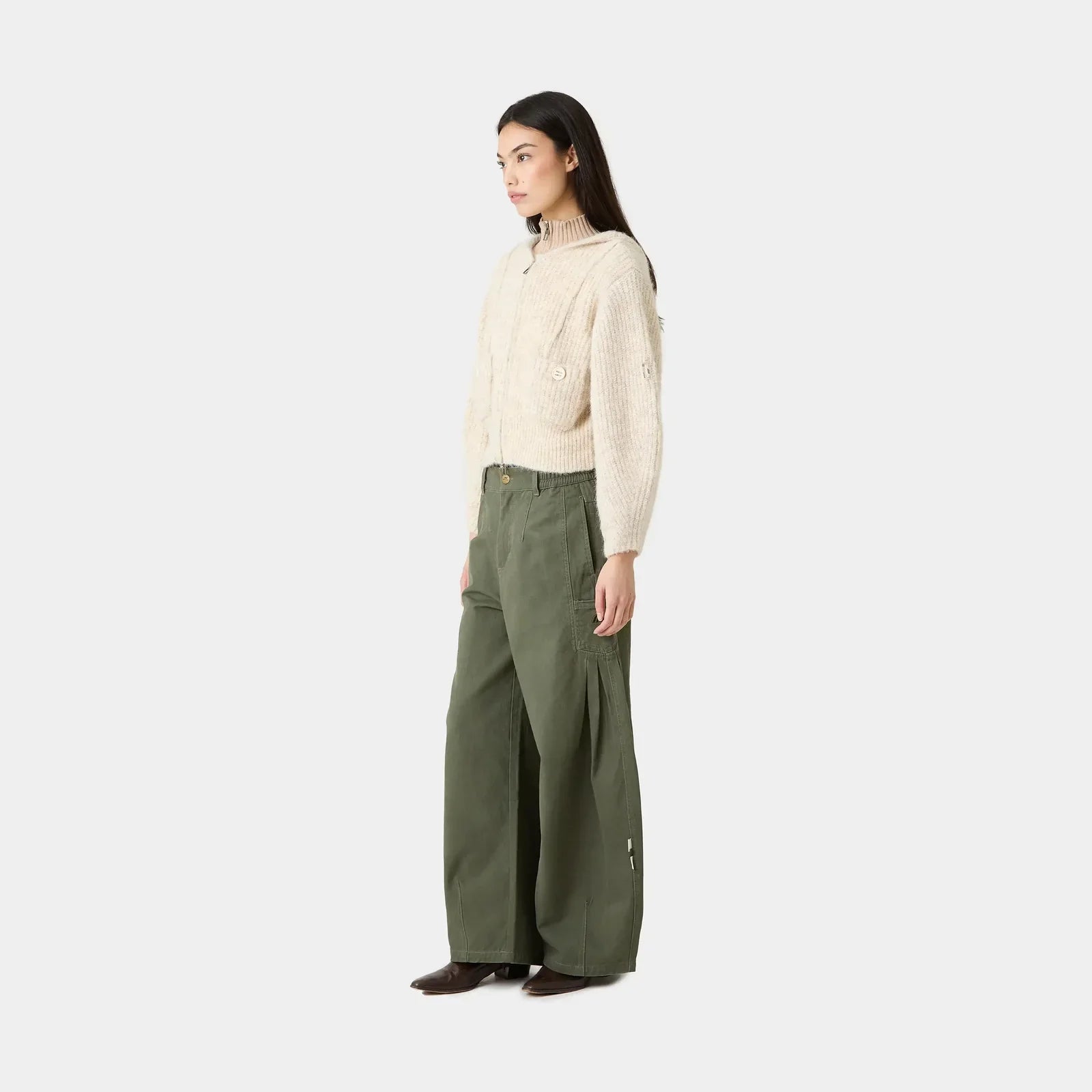 Eme Studios ´Zoe Off Sand´ Zipper Knit